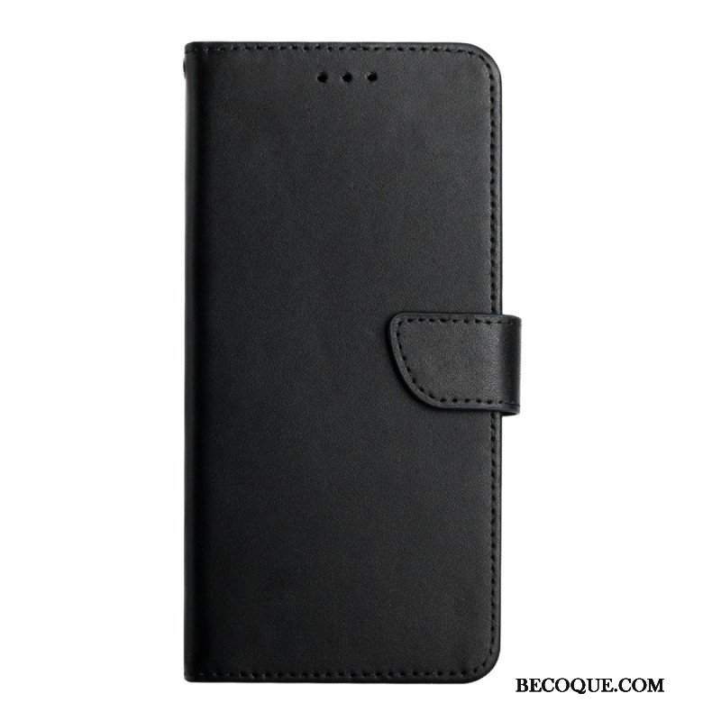 Etui Folio do Xiaomi Redmi Note 12 4G Prawdziwa Skóra Nappa