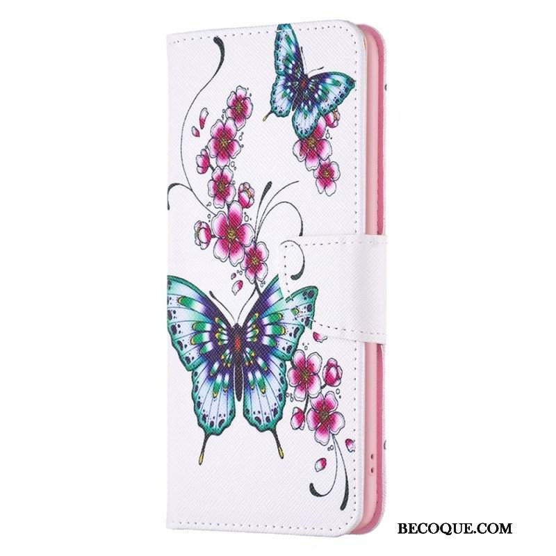 Etui Folio do Xiaomi Redmi Note 12 5G Motyle