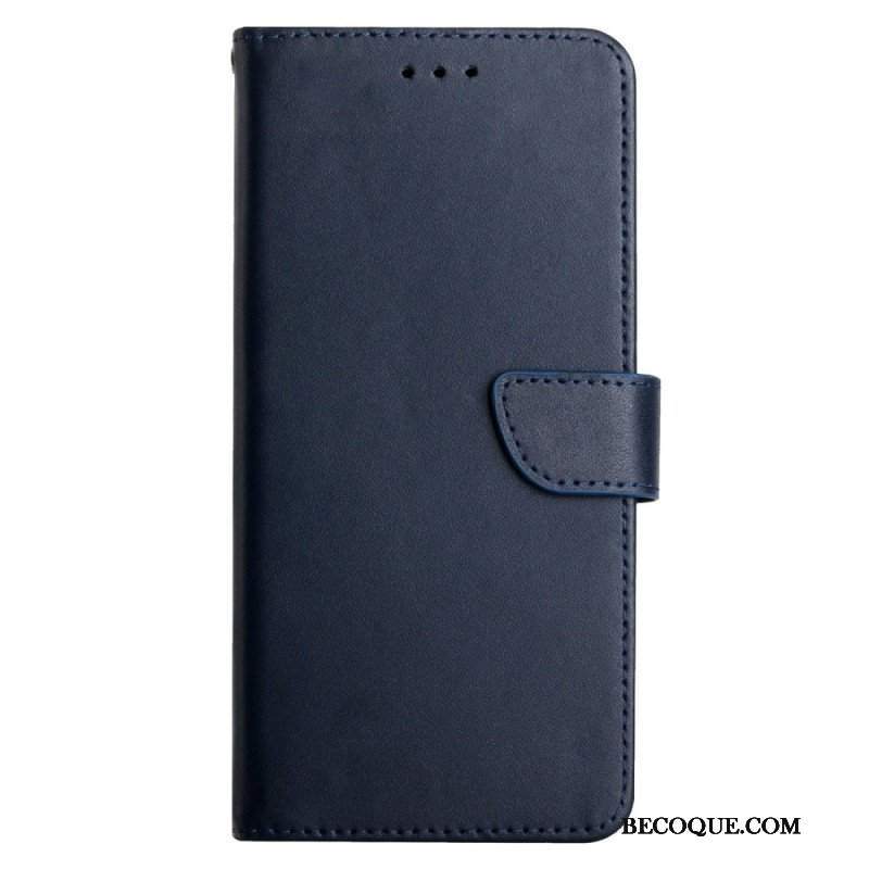 Etui Folio do Xiaomi Redmi Note 12 5G Prawdziwa Skóra Nappa