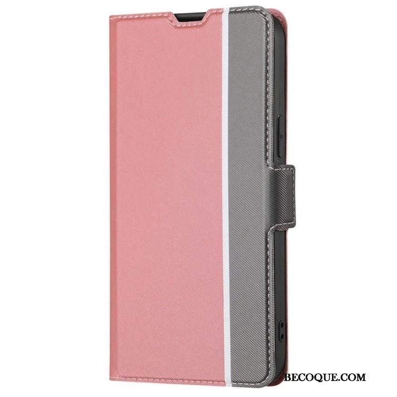 Etui Folio do Xiaomi Redmi Note 12 5G Ultra Cienki Dwukolorowy