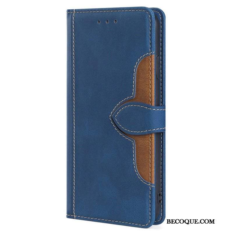 Etui Folio do Xiaomi Redmi Note 12 Pro Dwukolorowy Kwiatowy