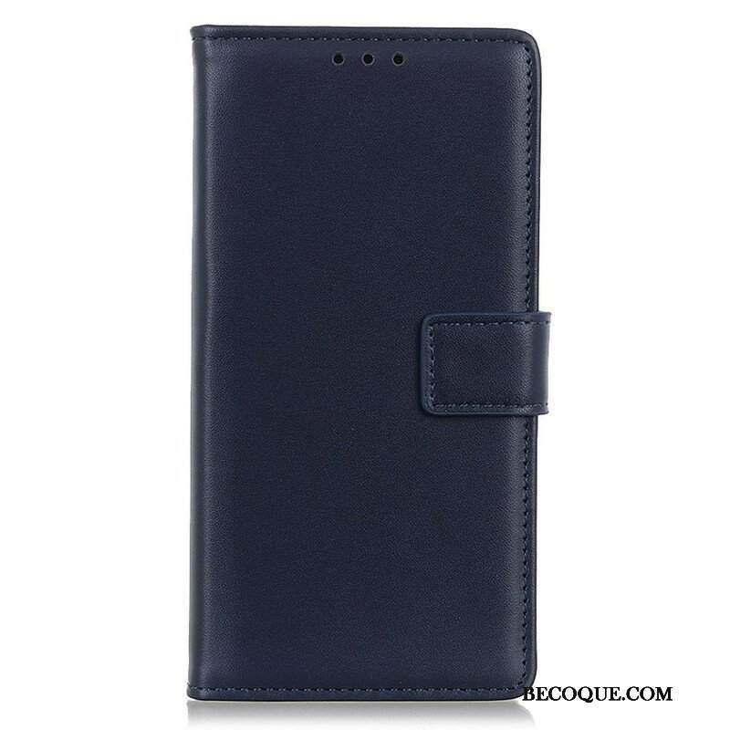 Etui Folio do iPhone 13 Mini Prosty Efekt Skóry