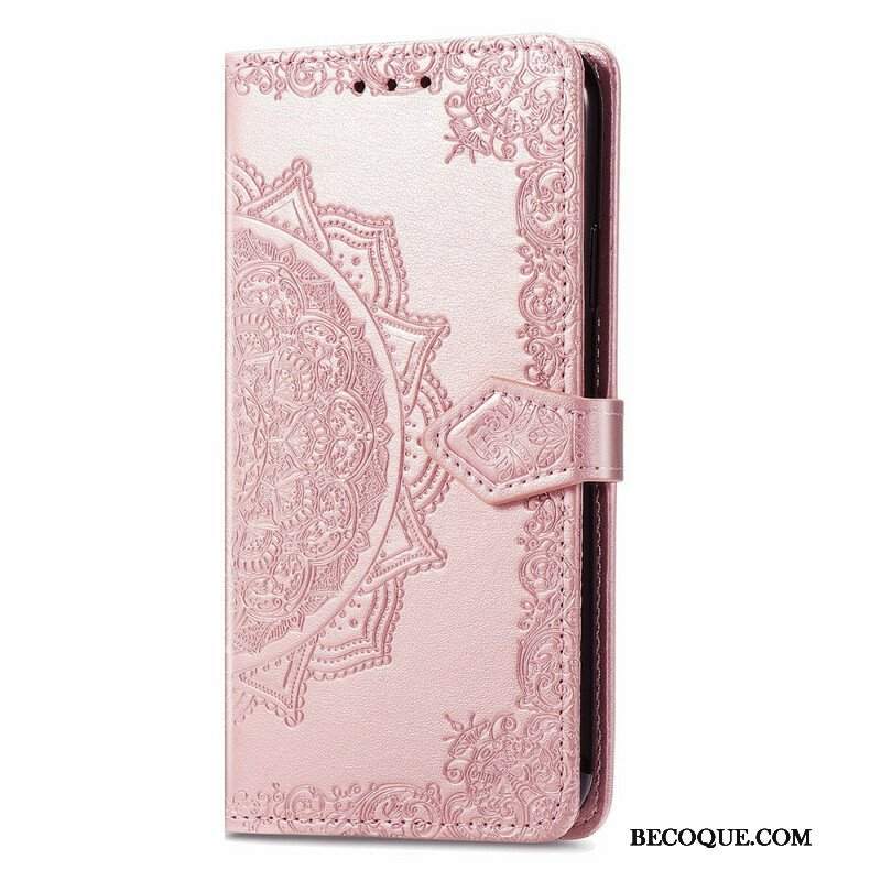 Etui Folio do iPhone 13 Mini Średniowiecze Mandali