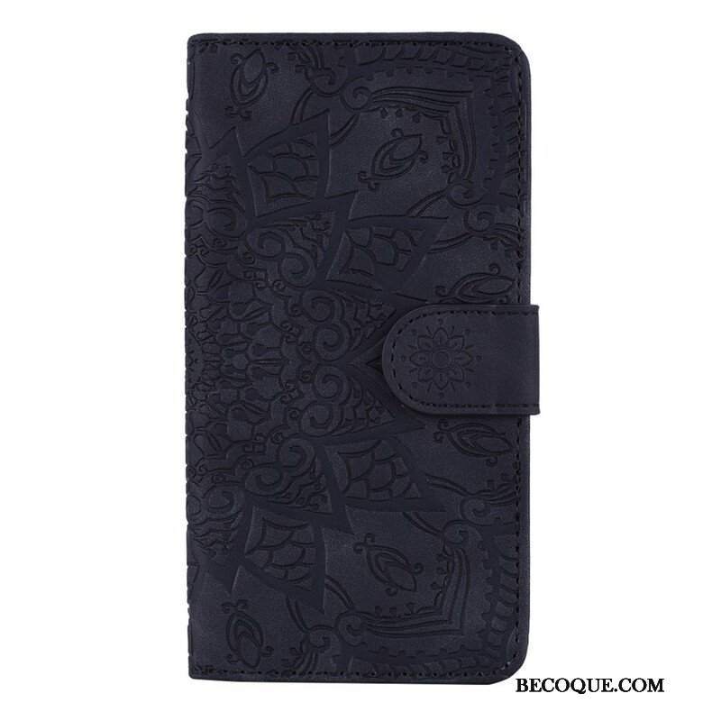 Etui Folio do iPhone 13 Pro Barokowo-mandala