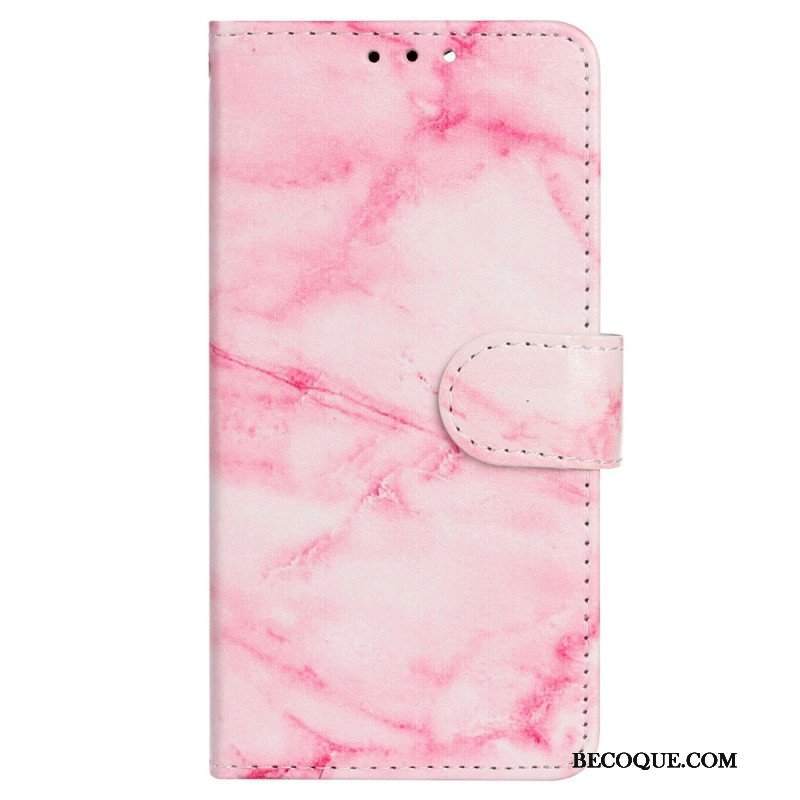 Etui Folio do iPhone 14 Marmur