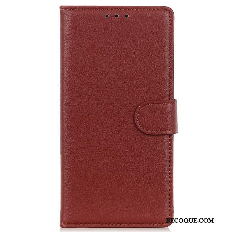 Etui Folio do iPhone 14 Tradycyjnie Liczi