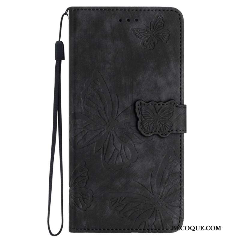 Etui Folio iPhone 16 Portfel W Motyle