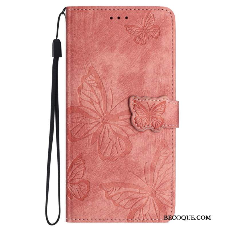 Etui Folio iPhone 16 Portfel W Motyle