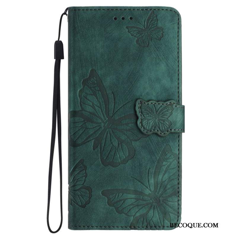 Etui Folio iPhone 16 Portfel W Motyle