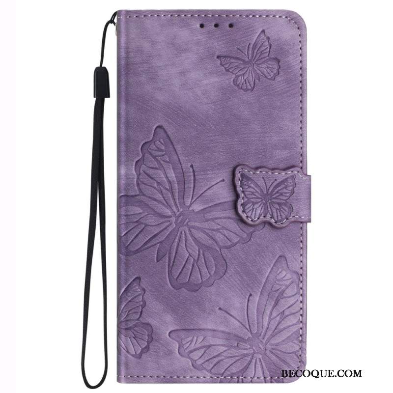 Etui Folio iPhone 16 Portfel W Motyle