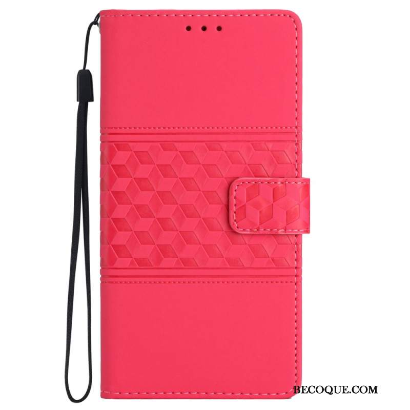 Etui Folio iPhone 16 Pro Fryz Z Paskiem