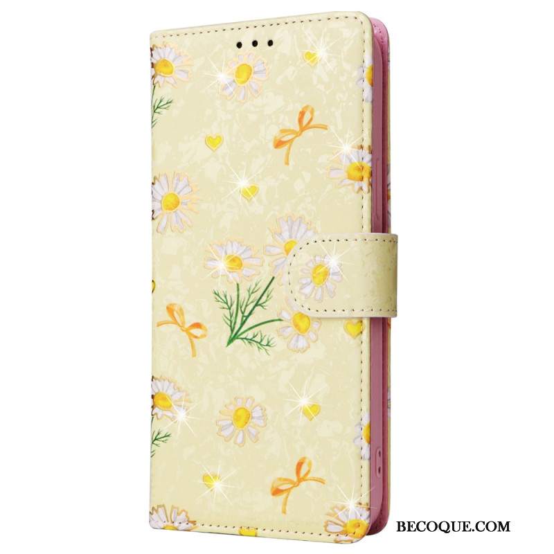 Etui Folio iPhone 16 Pro Max Blokowanie Rfid Floralies