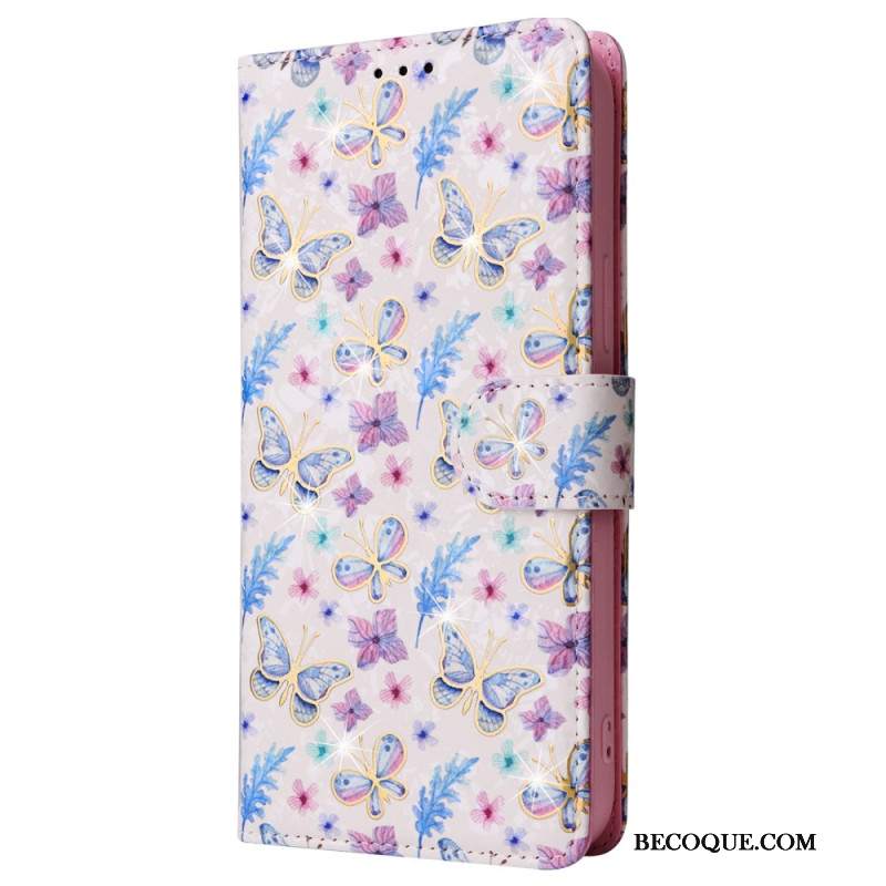 Etui Folio iPhone 16 Pro Max Blokowanie Rfid Floralies