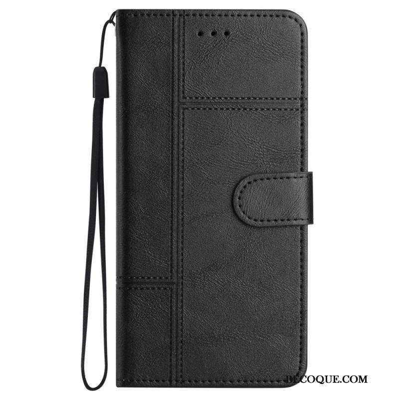 Etui Folio iPhone 16 Styl Biznesowy