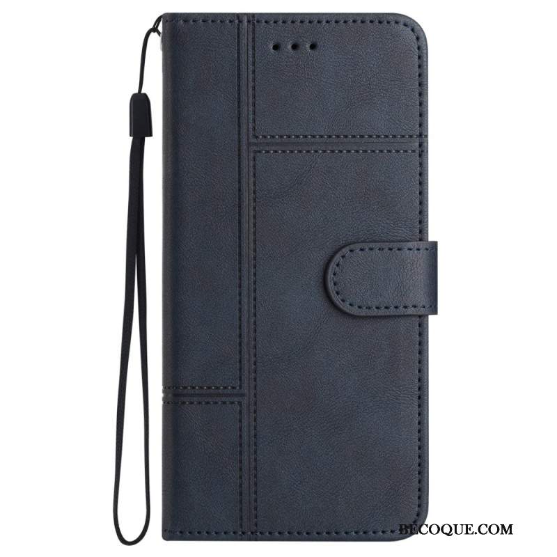 Etui Folio iPhone 16 Styl Biznesowy