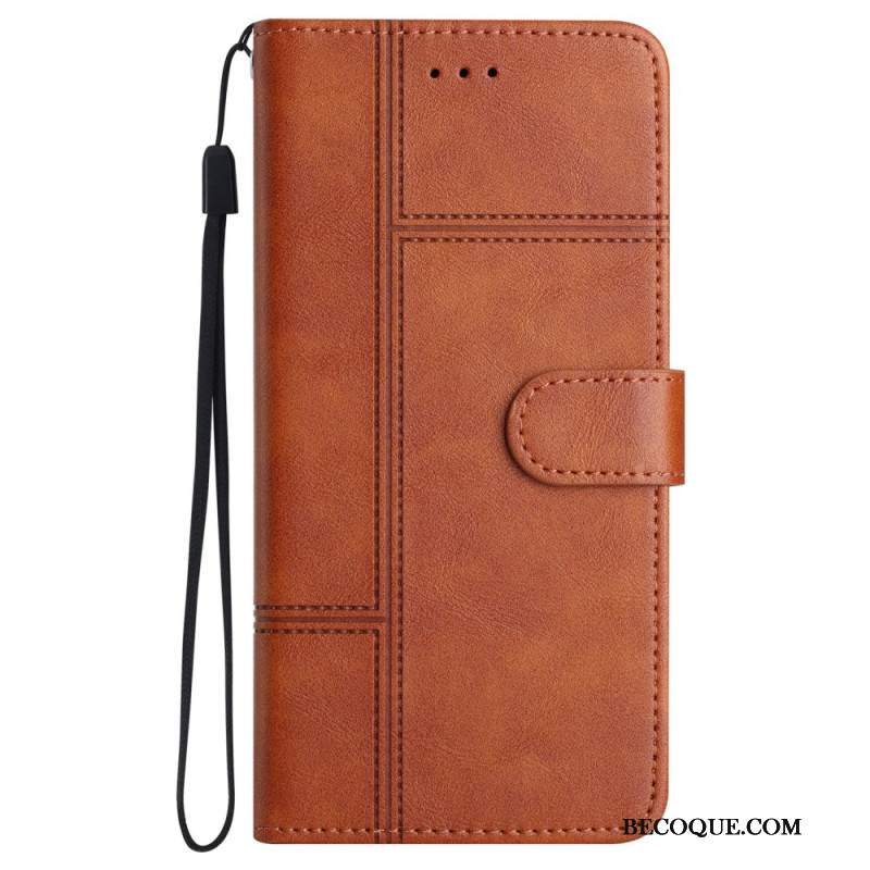 Etui Folio iPhone 16 Styl Biznesowy