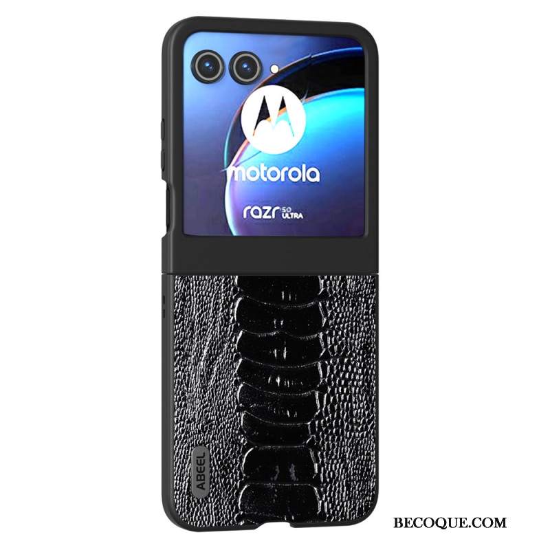 Etui Motorola Razr 50 Tekstura Krokodyla Abeel Etui Ochronne