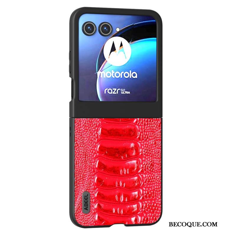 Etui Motorola Razr 50 Tekstura Krokodyla Abeel Etui Ochronne