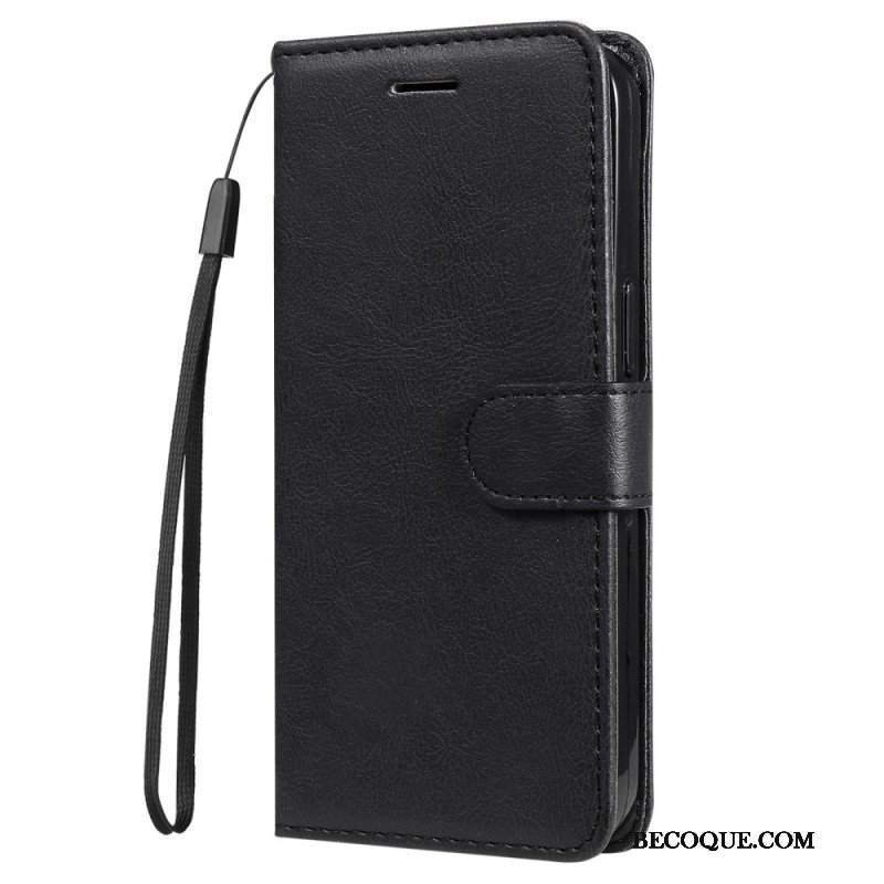 Etui Na Telefon Pokrowce do Samsung Galaxy M32 z Łańcuch Solid Color Series Strappy