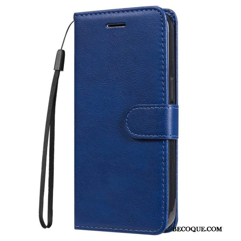 Etui Na Telefon Pokrowce do Samsung Galaxy M32 z Łańcuch Solid Color Series Strappy