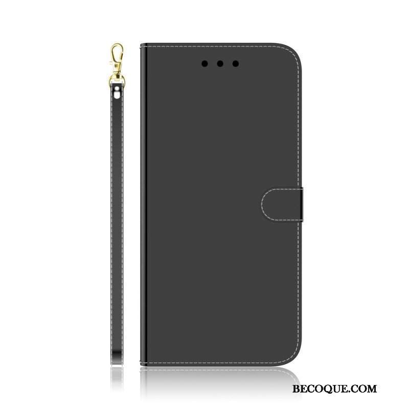 Etui Na Telefon Pokrowce do Xiaomi Redmi Note 11 / 11S Osłona Lusterka Ze Sztucznej Skóry