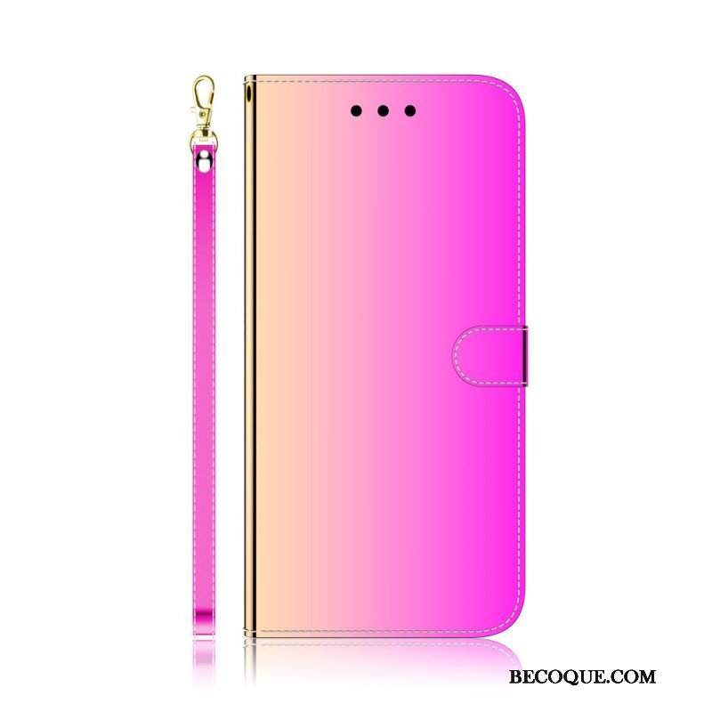 Etui Na Telefon Pokrowce do Xiaomi Redmi Note 11 / 11S Osłona Lusterka Ze Sztucznej Skóry