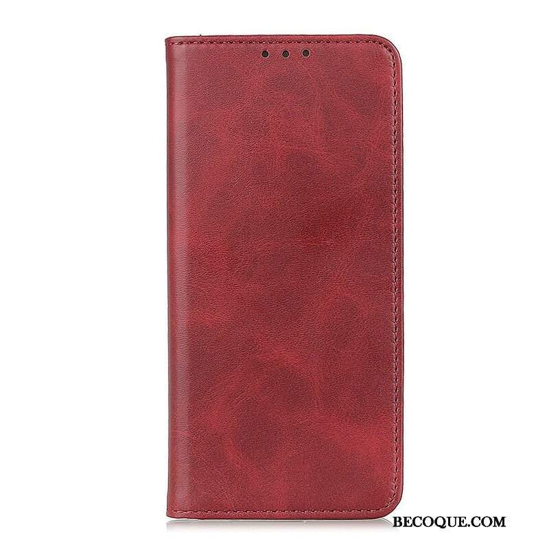 Etui Na Telefon do Google Pixel 6 Etui Folio Matowa Skóra Dwoinowa