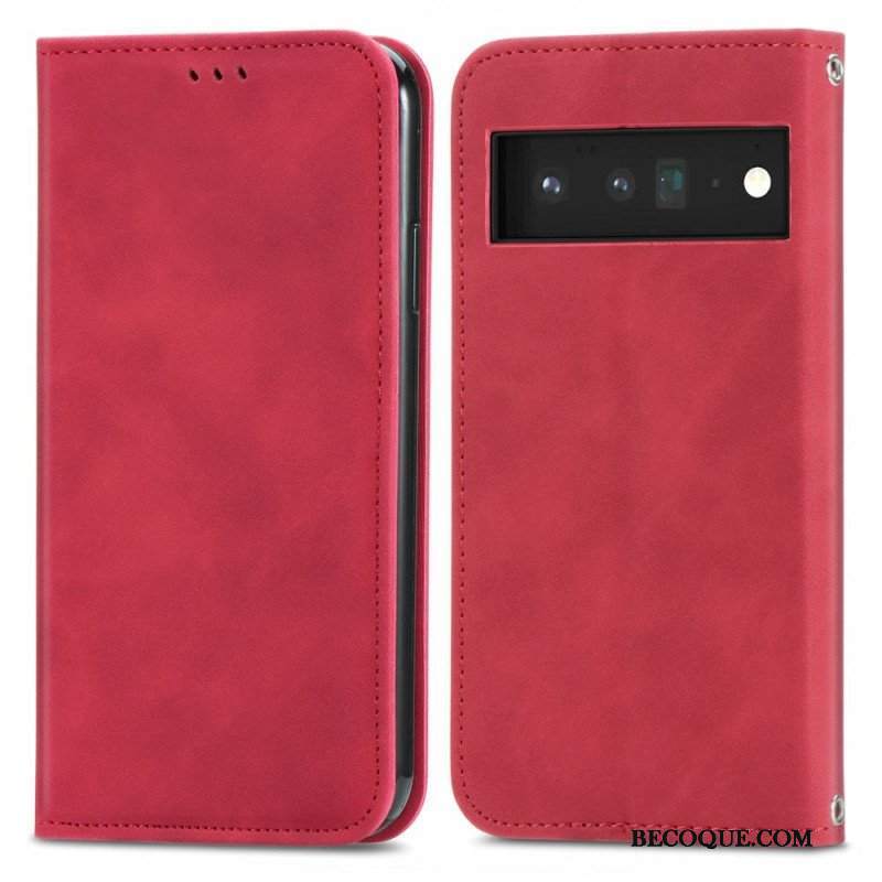 Etui Na Telefon do Google Pixel 6 Pro Etui Folio Dotykowy Design W Stylu Vintage