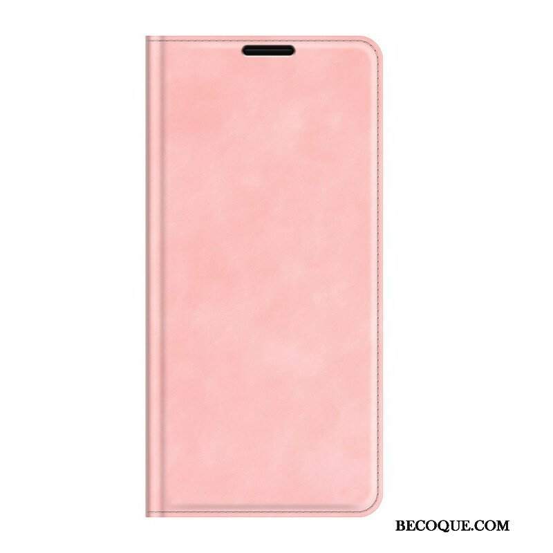 Etui Na Telefon do Oppo A16 / A16s Etui Folio Dotyk Skóry