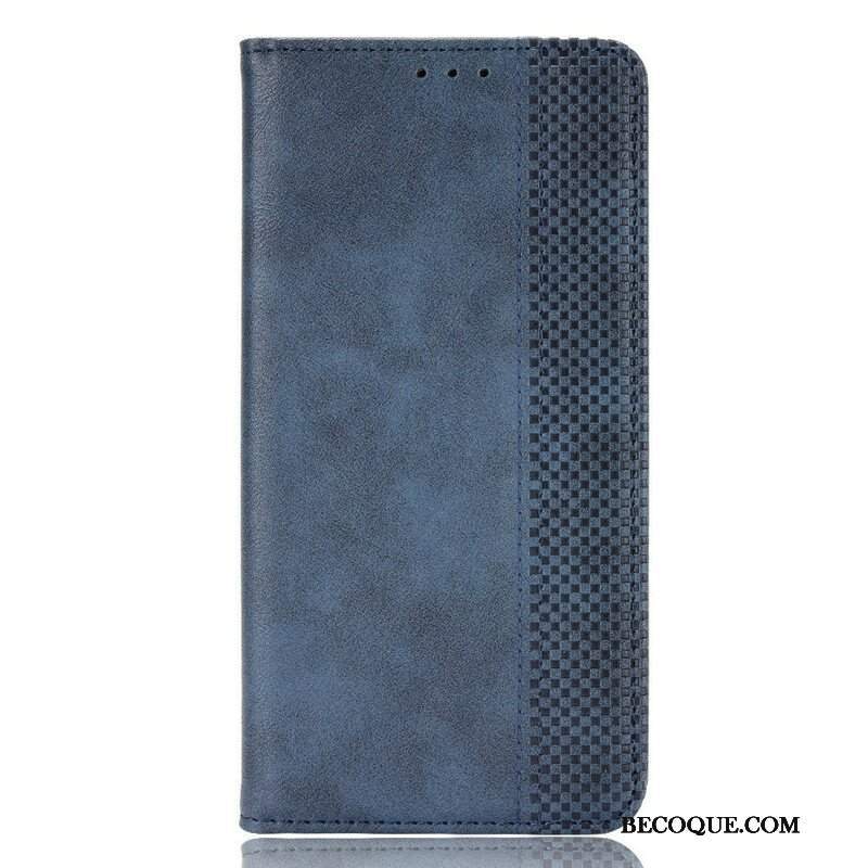 Etui Na Telefon do Oppo A16 / A16s Etui Folio Stylizowany Efekt Skóry W Stylu Vintage