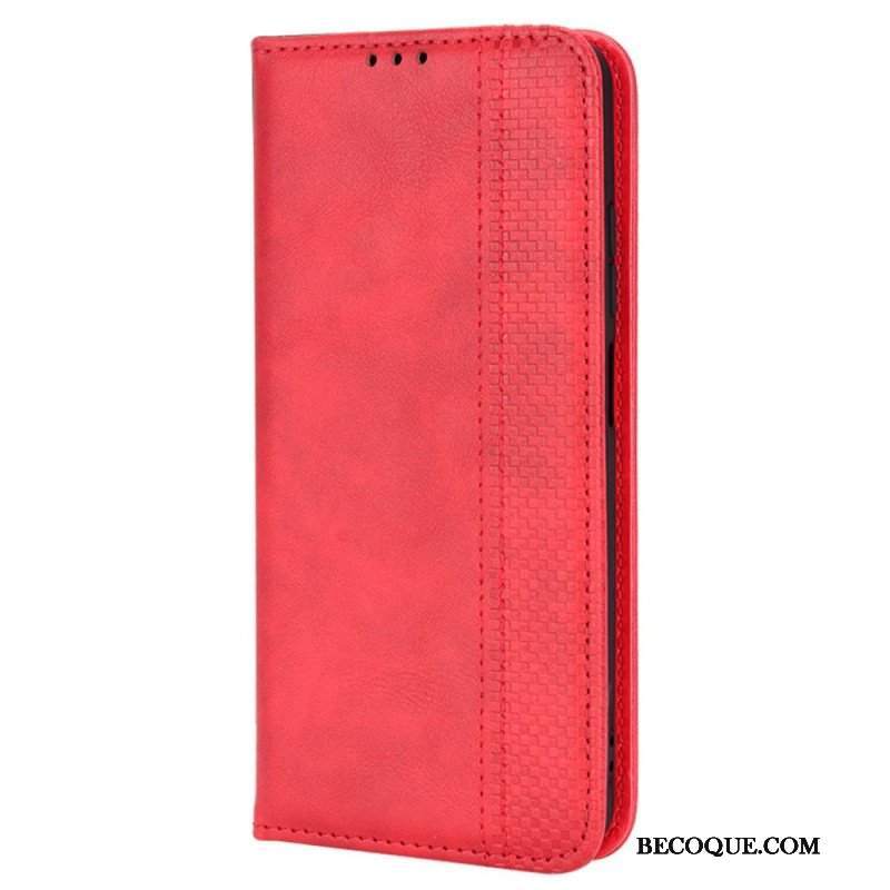 Etui Na Telefon do Poco X4 Pro 5G Etui Folio Efekt Skóry Vintage