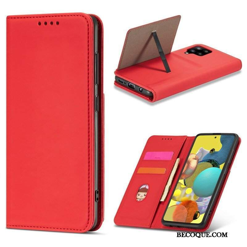 Etui Na Telefon do Samsung Galaxy A42 5G Etui Folio Stojak Na Karty