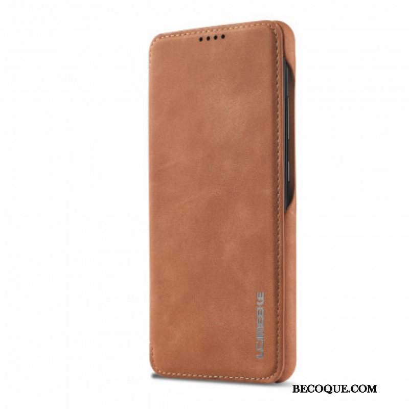 Etui Na Telefon do Samsung Galaxy A52 4G / A52 5G / A52s 5G Etui Folio Lc.imeeke Efekt Skóry