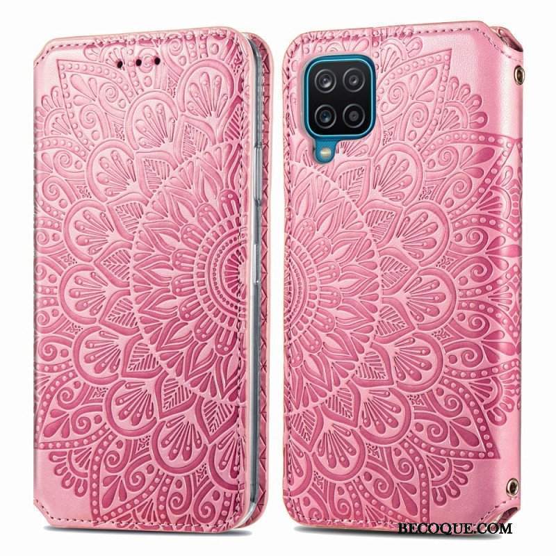 Etui Na Telefon do Samsung Galaxy M12 / A12 Etui Folio Mandala