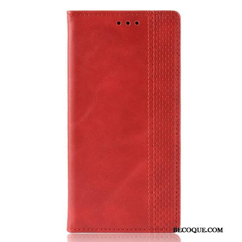 Etui Na Telefon do Samsung Galaxy M12 / A12 Etui Folio Stylizowany Efekt Skóry W Stylu Vintage