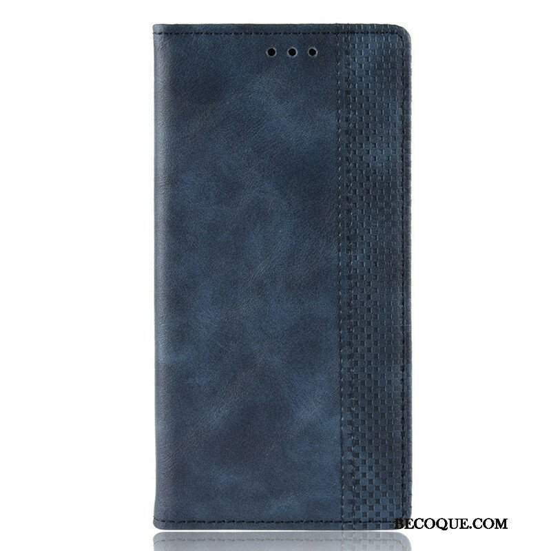 Etui Na Telefon do Samsung Galaxy M12 / A12 Etui Folio Stylizowany Efekt Skóry W Stylu Vintage