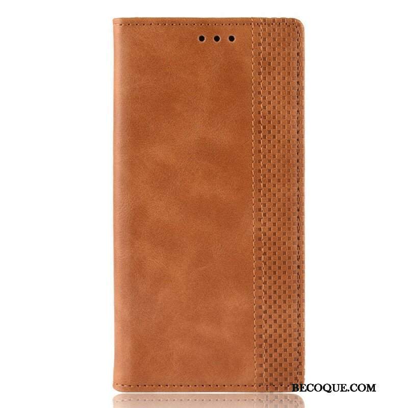 Etui Na Telefon do Samsung Galaxy M12 / A12 Etui Folio Stylizowany Efekt Skóry W Stylu Vintage