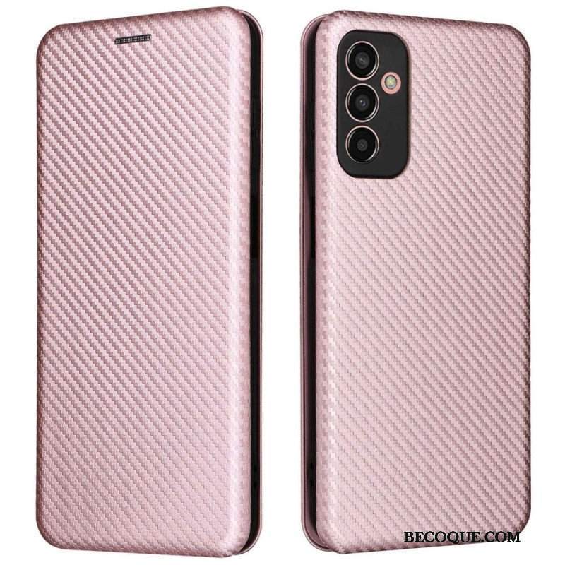 Etui Na Telefon do Samsung Galaxy M13 Etui Folio Włókno Węglowe