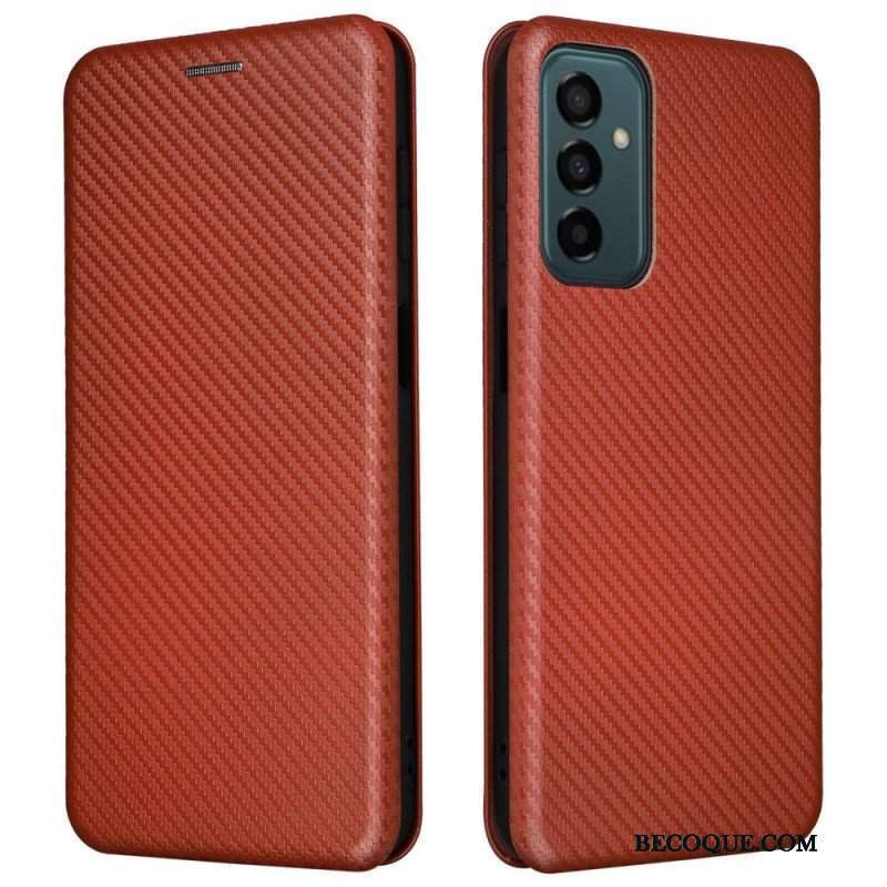 Etui Na Telefon do Samsung Galaxy M23 5G Etui Folio Włókno Węglowe