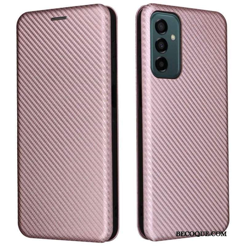 Etui Na Telefon do Samsung Galaxy M23 5G Etui Folio Włókno Węglowe