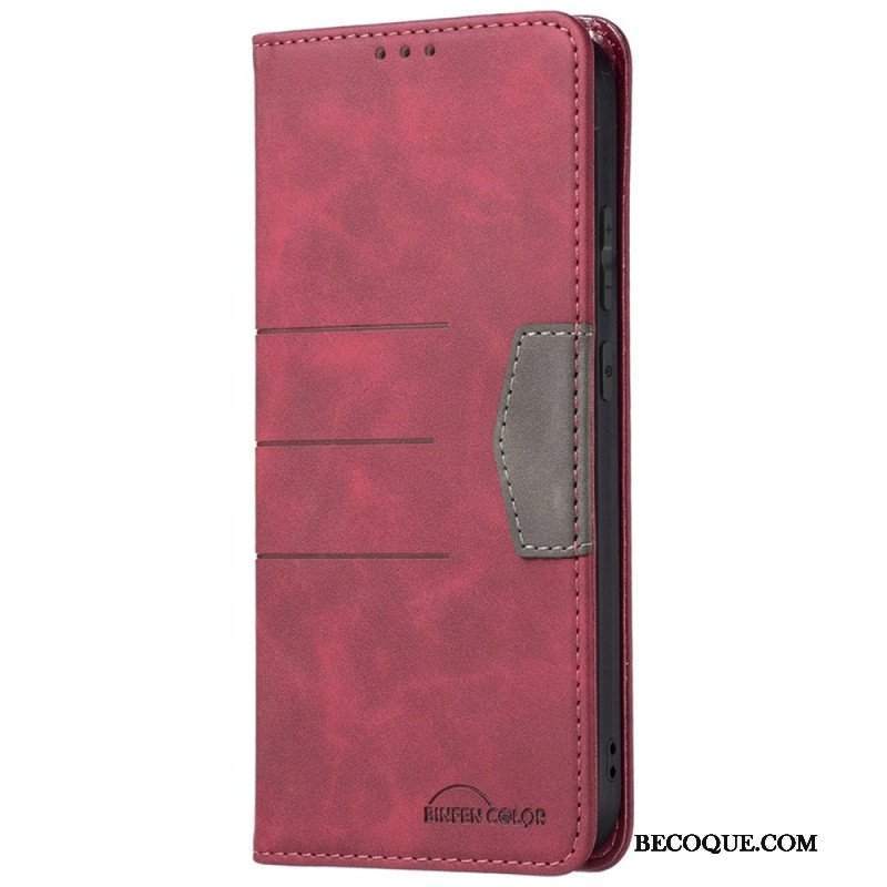 Etui Na Telefon do Samsung Galaxy M53 5G Etui Folio Kolor Binfena