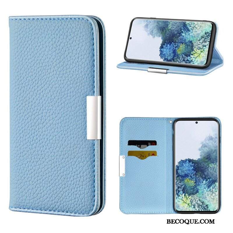 Etui Na Telefon do Samsung Galaxy S21 5G Etui Folio Liczi Ze Sztucznej Skóry Ultra Szykowny