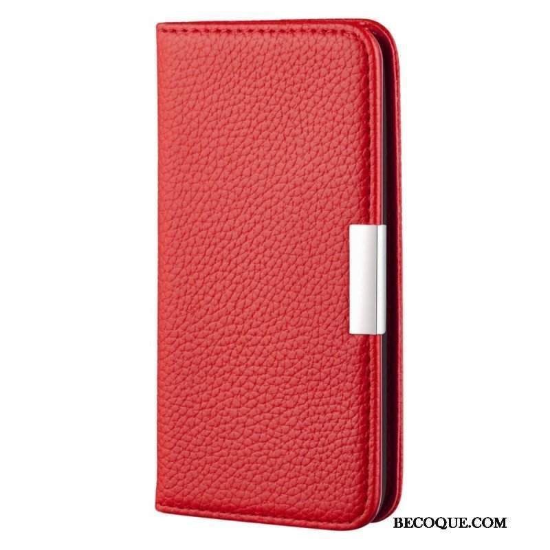 Etui Na Telefon do Samsung Galaxy S22 5G Etui Folio Liczi Ze Sztucznej Skóry Ultra Szykowny