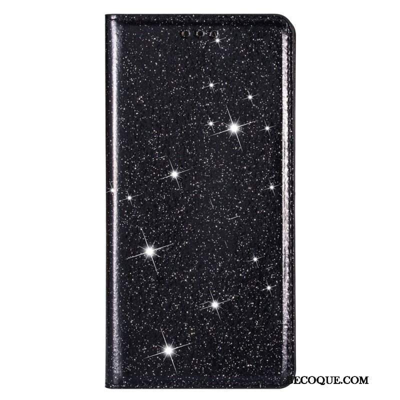 Etui Na Telefon do Samsung Galaxy S22 Ultra 5G Etui Folio Cekinowy Styl