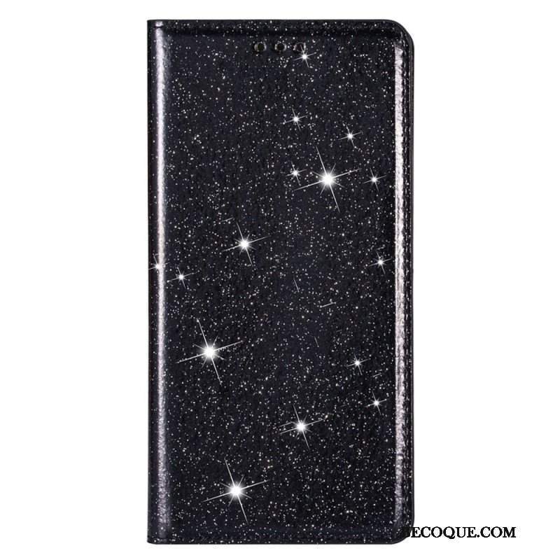 Etui Na Telefon do Samsung Galaxy S23 5G Etui Folio Cekinowy Styl