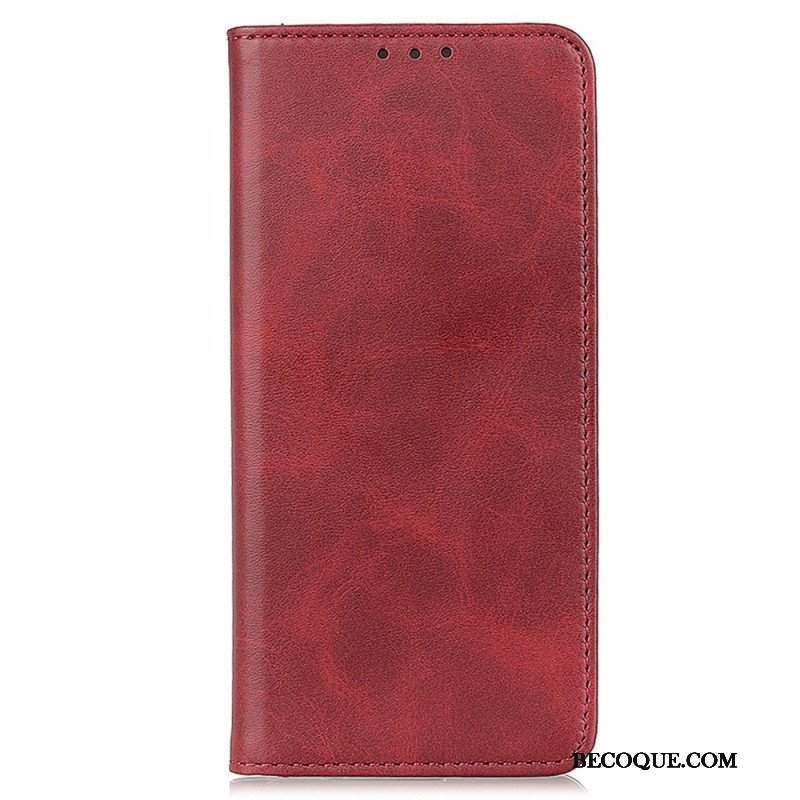 Etui Na Telefon do Samsung Galaxy S23 5G Etui Folio Dwoina Skóry