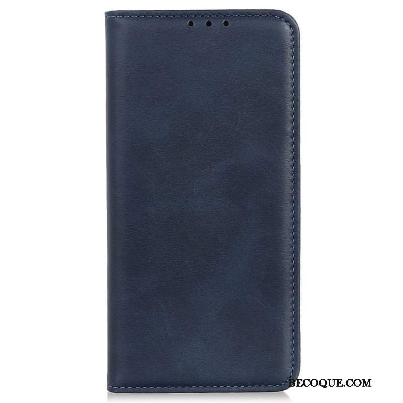 Etui Na Telefon do Samsung Galaxy S23 5G Etui Folio Dwoina Skóry