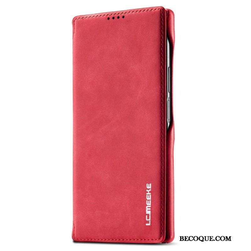 Etui Na Telefon do Samsung Galaxy S23 Ultra 5G Etui Folio Efekt Skóry Lc.imeeke Efekt Skóry