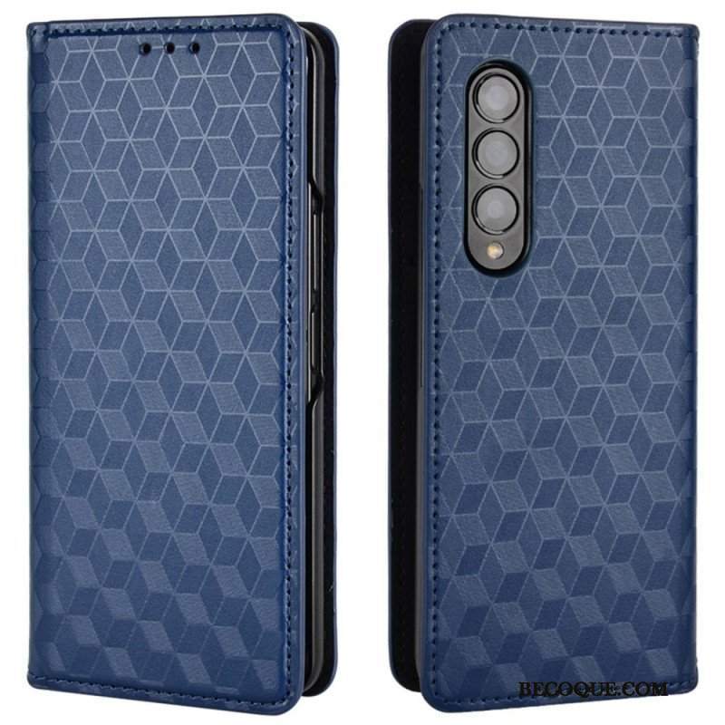 Etui Na Telefon do Samsung Galaxy Z Fold 4 Etui Folio Sześcian 3d