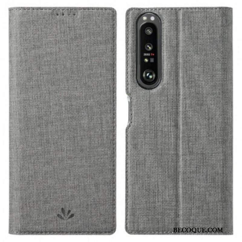 Etui Na Telefon do Sony Xperia 1 III Etui Folio Teksturowany Vili Dmx